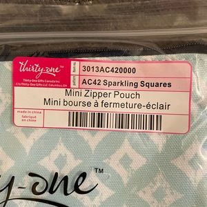 Thirty-One Mini Zipper Pouch